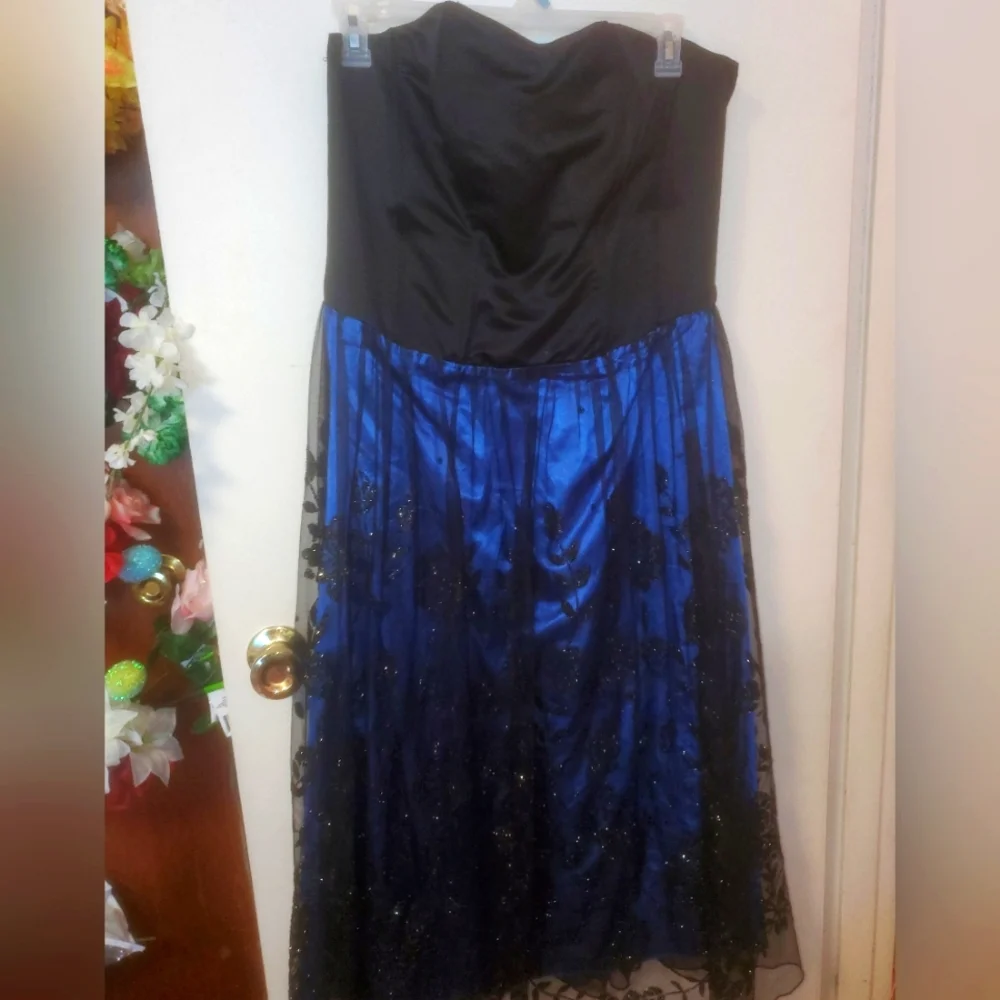 Vintage Sparkly Prom Dress y2k Whimsigoth - Picture 1 of 13